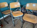 Retro school stoelen, Verzamelen, Retro, Ophalen of Verzenden