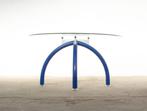 “Spyder” tafel van Ettore Sottsass, Knoll editie, 100 tot 150 cm, Verzenden, Rond, 50 tot 100 cm