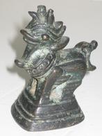 Antique BURMA Set of Six Bronze Figural Opium Weights, Ophalen