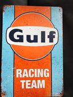 Gulf Racing Team Wandbord. 30 bij 20. Metaal, Ophalen of Verzenden