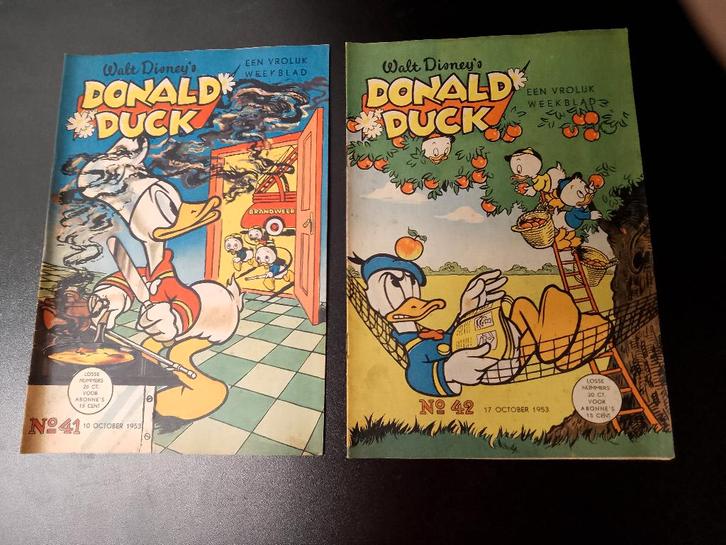 Complete jaargang Donald Duck 1953, Boeken, Stripboeken, Gelezen, Complete serie of reeks, Ophalen