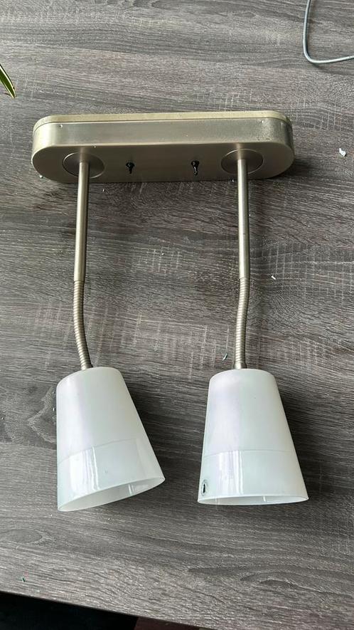 IKEA lampjes melkglas, Huis en Inrichting, Lampen | Wandlampen, Gebruikt, Ophalen