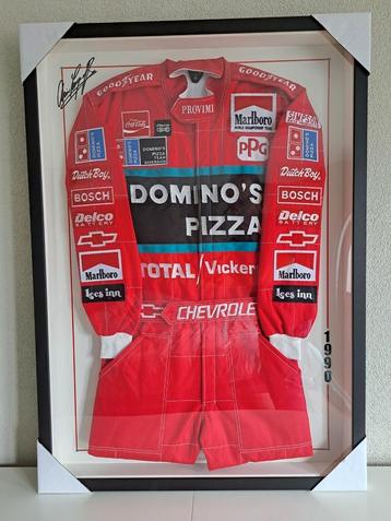Ingelijste raceoverall Arie Lyendyk indy 500, 1990 beschikbaar voor biedingen