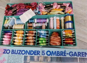 Opbergdoos DMC ombré garen, incl. patroon beschikbaar voor biedingen