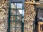Hardhouten buiten deuren, Doe-het-zelf en Verbouw, Deuren en Horren, 80 tot 100 cm, Ophalen of Verzenden, 200 tot 215 cm, Glas