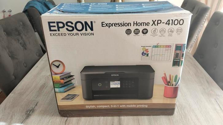 Epson Expression Home XP-4100 All-in-One Printer, Computers en Software, Printers, Gebruikt, All-in-one, Inkjetprinter, Kleur printen