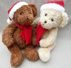 2 kerst beren (ca. 40 cm. lang)    , Verzamelen, Beren en Cherished Teddies, Ophalen of Verzenden, Gebruikt, Stoffen beer, Overige merken