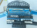 Marklin Brugdelen, Hobby en Vrije tijd, Modeltreinen | H0, Wisselstroom, Brug, Tunnel of Gebouw, Ophalen of Verzenden, Zo goed als nieuw