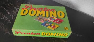 Vintage domino prenten spel Jumbo beschikbaar voor biedingen