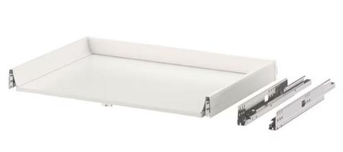 IKEA EXCEPTIONELL Lade, laag met druk-open, wit, 80x60 cm, Huis en Inrichting, Keuken | Keukenelementen, Zo goed als nieuw, Minder dan 100 cm