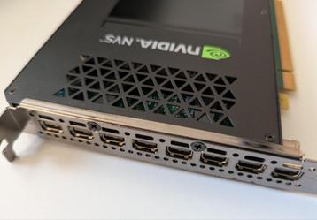 PNY NVIDIA NVS 810 met 8 mini DP aansluitingen beschikbaar voor biedingen