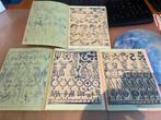 Schoolstempels type wieg, Antiek en Kunst, Ophalen of Verzenden