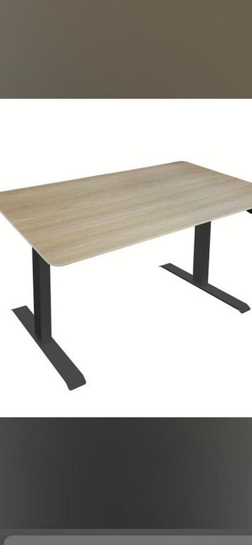 8 x Bureaublad - In hoogte verstelbaar - Eikenhout - afbeelding 1