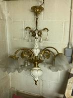 Antieke Kroonluchter / Lamp, Ophalen of Verzenden, Gebruikt, Glas