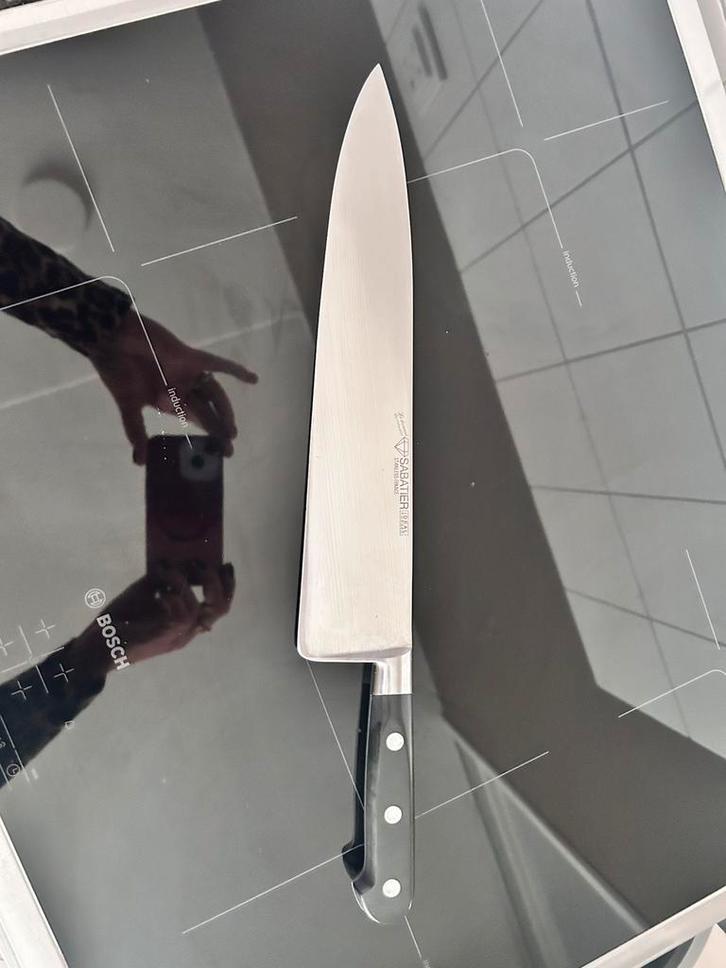 Sabatier koksmes 1 gebruikt, Huis en Inrichting, Keuken | Keukenbenodigdheden, Zo goed als nieuw, Ophalen of Verzenden