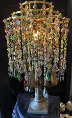 Exclusieve handgemaakte lamp, custom made schemerlamp VdlM, 50 tot 75 cm, Glas, Nieuw, Ophalen of Verzenden