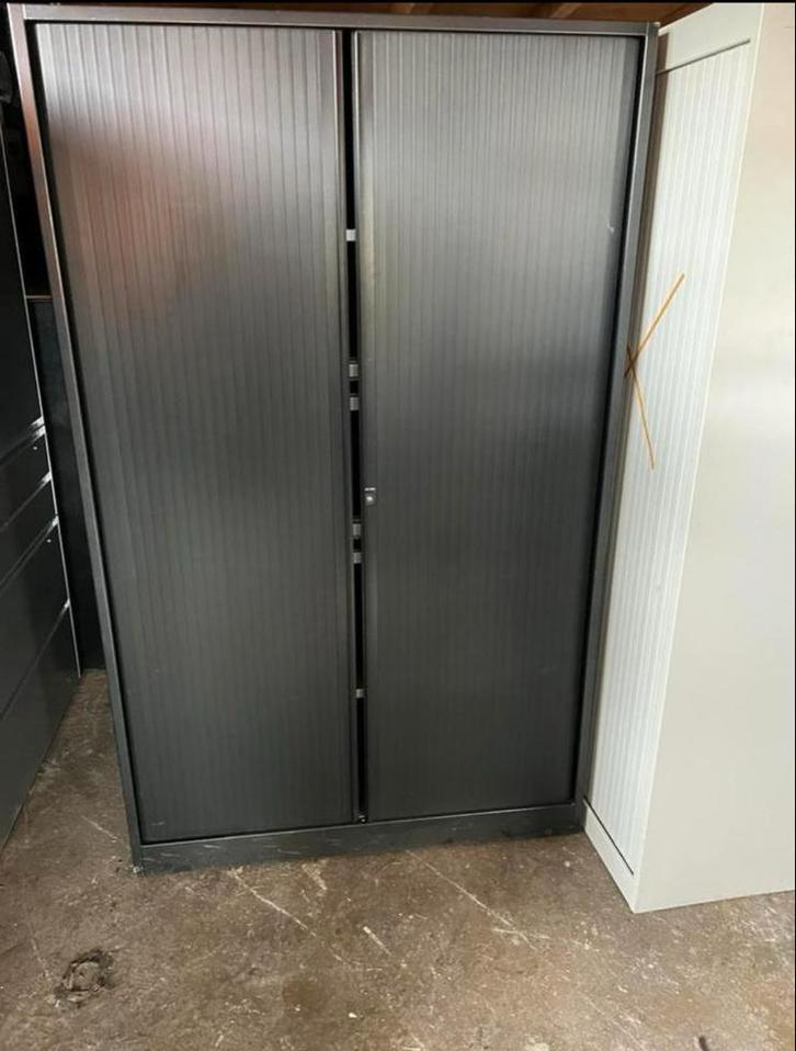 Metalen Roldeurkast & Archiefkast, Huis en Inrichting, Kasten | Roldeurkasten en Archiefkasten, Gebruikt, 150 tot 200 cm, 50 tot 100 cm