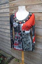 Tuniek zwart/ rood/ grijs Save The Queen mt L Vaste prijs, Maat 42/44 (L), Zo goed als nieuw, Rood, Save the Queen