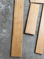 Massief eiken houten parketvloer +/- 40m2, Parket, Gebruikt, Ophalen of Verzenden, 10 tot 30 cm