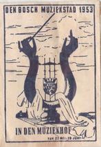 muziekinstrument lier + baton uit 1953 - hoorn uit Eelde, Muziek en Instrumenten, Ophalen of Verzenden, Gebruikt, Melodische percussie