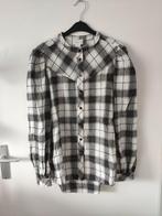 Cotton Club blouse overhemd geblokt zwart wit goud xs 34 nie, Zwart, Nieuw, Ophalen of Verzenden, Maat 34 (XS) of kleiner