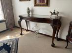 Super mooie sitetable met glazen blad, Huis en Inrichting, Tafels | Sidetables, Ophalen, Gebruikt, Klassiek, 150 tot 200 cm