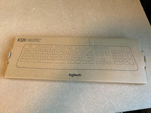 Logitech K120 Toetsenbord - Nieuw in Doos!, Computers en Software, Toetsenborden, Nieuw, Qwerty, Ergonomisch, Multimediatoetsen