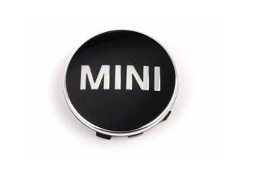 Mini naaf embleem logo zwart chrome 56 mm nieuw 36136857149  beschikbaar voor biedingen