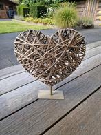 Rieten hart decoratie - 45 cm hoog, Ophalen, Gebruikt