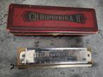 Hohner chromonika ll mondharmonica voor de verzamelaar, Muziek en Instrumenten, Blaasinstrumenten | Mondharmonica's, Gebruikt