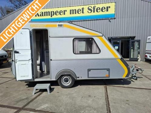 Kip Kompakt lichtgewicht uniek met luifel+ ingebouwd toilet, Caravans en Kamperen, Caravans, Bedrijf, tot en met 2, 500 - 750 kg