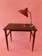 Franse Bureaulamp desklight uit jaren ‘70 koraalkleur, Huis en Inrichting, Lampen | Tafellampen, Ophalen of Verzenden, Zo goed als nieuw