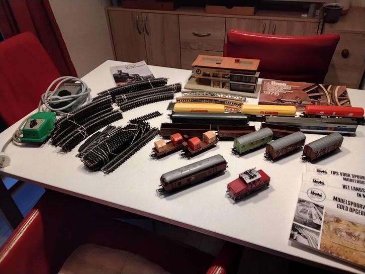 Complete H0 modelspoorbaan Lima, Hobby en Vrije tijd, Modeltreinen | H0, Gebruikt, Treinset, Gelijkstroom, Lima, Analoog, Ophalen of Verzenden