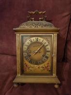 Antieke Pendule 'Le Castel' met bloemmotief, Antiek en Kunst, Antiek | Klokken, Ophalen