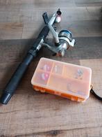 Vishengel met toebehoren, in goede staat!, Ophalen of Verzenden, Werphengel