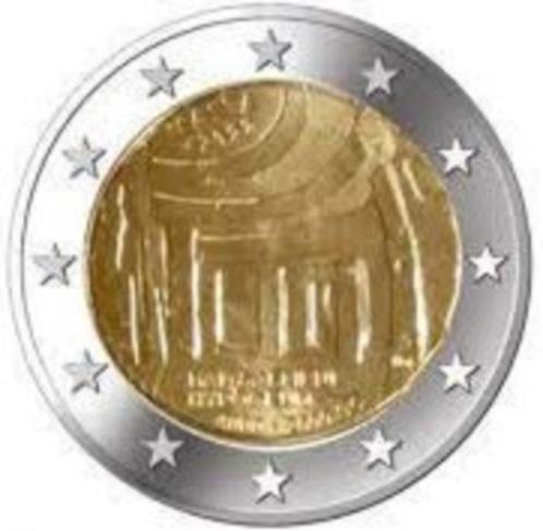 2 Euro Malta 2022 UNC - Hypogeum van Hal Saflieni, Postzegels en Munten, Munten | Europa | Euromunten, Losse munt, 2 euro, Malta