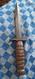 Bajonet en groot knipmes, Verzamelen, Ophalen, Landmacht, Nederland, Mes of Dolk