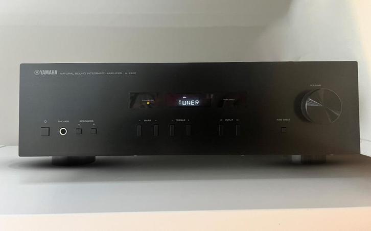 Yamaha A-S201 Versterker (zwart), Audio, Tv en Foto, Versterkers en Receivers, Zo goed als nieuw, Stereo, 120 watt of meer, Yamaha