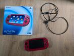 Cosmic Red PS Vita OLED Compleet + Veel Spellen!, Spelcomputers en Games, Spelcomputers | Sony PlayStation Vita, Ophalen of Verzenden