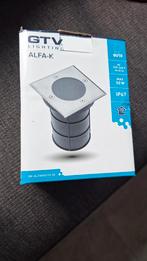 Nieuw! GTV grondspots /tuinvloerlamp, Tuin en Terras, Buitenverlichting, Ophalen of Verzenden, Nieuw, Rvs, Minder dan 50 watt