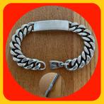 151 Heren armband Massief Zilver 80 gr, Ophalen of Verzenden, Zilver, Zilver