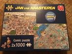 Twee Jan van Haasteren puzzels 1000 stukjes, Ophalen, 500 t/m 1500 stukjes, Zo goed als nieuw, Legpuzzel