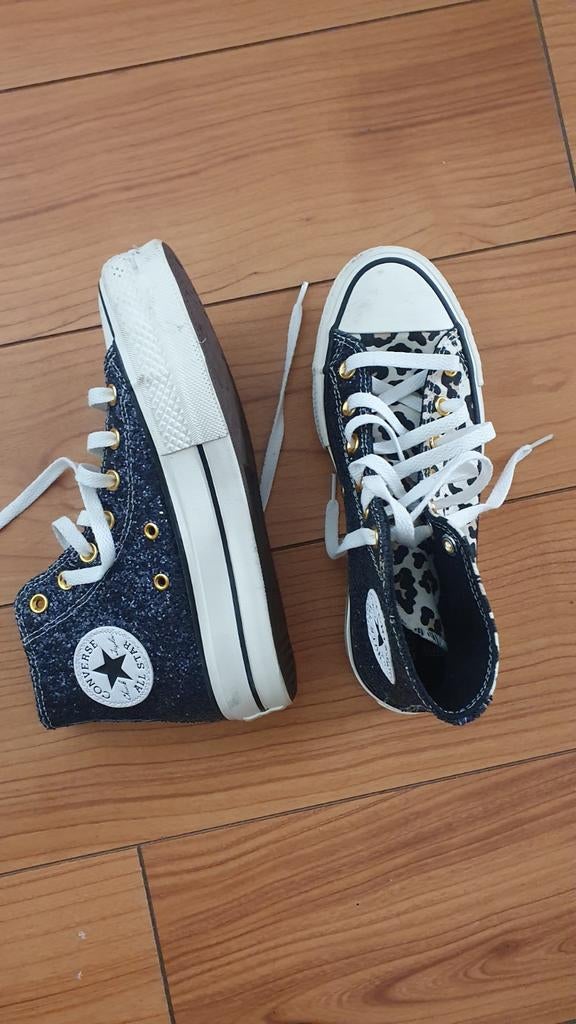 Custom Converse All Stars - Unieke sneakers!, Ophalen, Zwart, Converse, Sneakers of Gympen