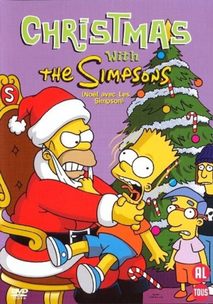 Christmas with the Simpsons, Cd's en Dvd's, Dvd's | Tekenfilms en Animatie, Zo goed als nieuw, Amerikaans, Tekenfilm, Vanaf 12 jaar