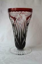 Antieke Boheemse Josephinenhutte kristallen vaas c 1930, Antiek en Kunst, Antiek | Glas en Kristal, Ophalen of Verzenden