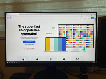 Philips 24" Full HD IPS Monitor – HDMI/DVI/VGA – Verstelbaar beschikbaar voor biedingen