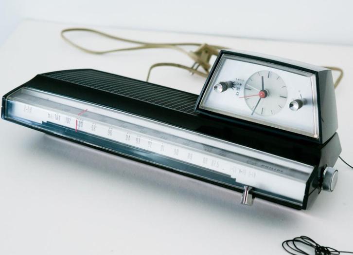 Philips 22 RS 274 Space-Age wekker analoge wekkerradio, Audio, Tv en Foto, Radio's, Zo goed als nieuw, Radio, Ophalen of Verzenden