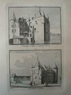 231-232 / Kasteel Hedel Bommelerwaard Kopergravure 171750, Ophalen of Verzenden