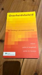 Overheidsbeleid, Ophalen of Verzenden, Zo goed als nieuw, Sociale wetenschap