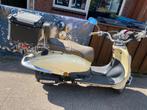 Retro scooter blauw kenteken, Ophalen, Gebruikt, Benzine, 50 cc